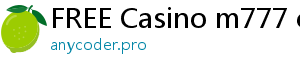 FREE Casino m777 casino