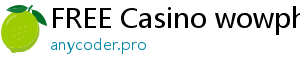 FREE Casino wowph casino